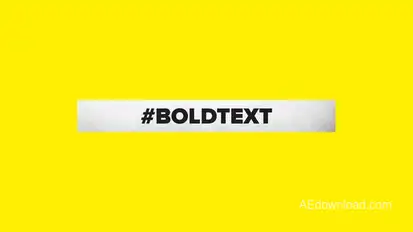 Just Typography Video Displays template preview