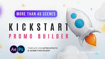 Kickstart Promo Builder Video Displays template preview