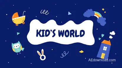 Kid's World Opener | Premiere Pro Premiere Pro template preview
