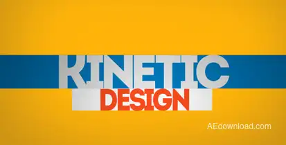 Kinetic Typo Openers template preview