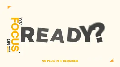 Kinetic Typography Intro Video Displays template preview