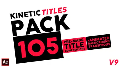 Kinetic Titles Pack Openers template preview