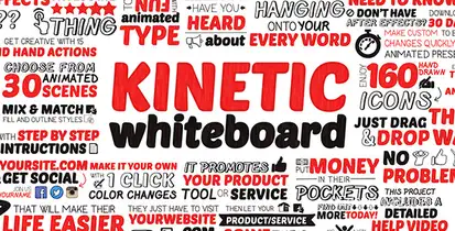 Kinetic Whiteboard Openers template preview