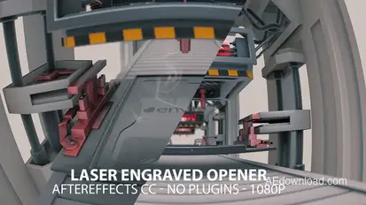 Laser Engraved Opener Video Displays template preview