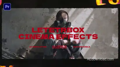 Letterbox and Effects Premiere Pro template preview