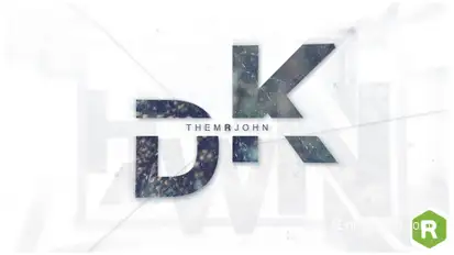 Letters Slideshow Video Displays template preview