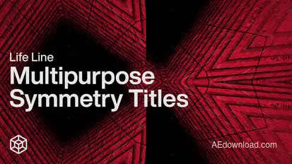 Life Line - Multipurpose Symmetry Titles Video Displays template preview