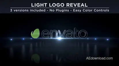 Light Logo Intro Video Displays template preview