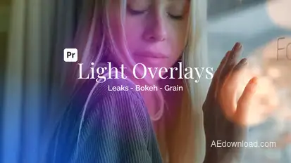 Light Overlay Toolkit for Premiere Pro Premiere Pro template preview