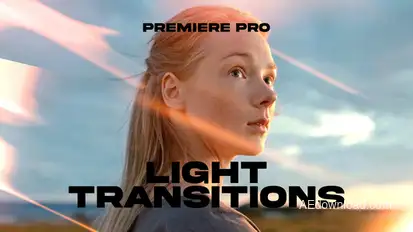 Light Transitions for Premiere Pro Premiere Pro template preview