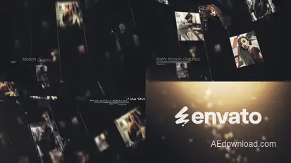 Line Photo Logo Premiere Pro template preview