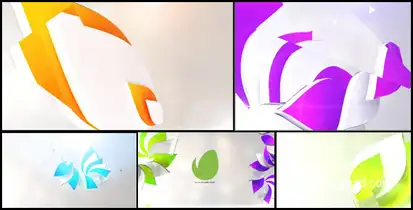 Logo Intro Video Displays template preview