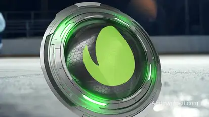 Logo Transition Video Displays template preview