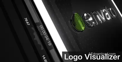 Logo Visualizer Video Displays template preview