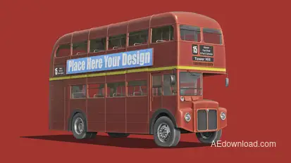 London Bus Video Displays template preview