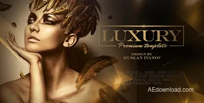 Luxury Awards Package Video Displays template preview