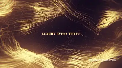 Luxury Event Titles Video Displays template preview