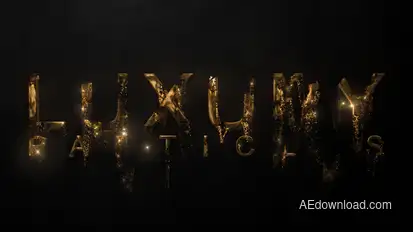 Luxury Particle Logo Video Displays template preview
