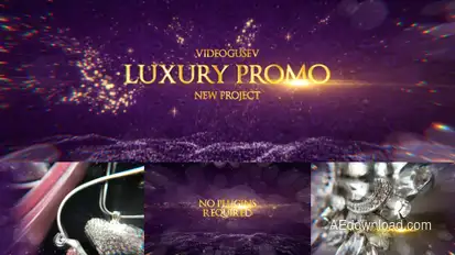 Luxury Promo Video Displays template preview