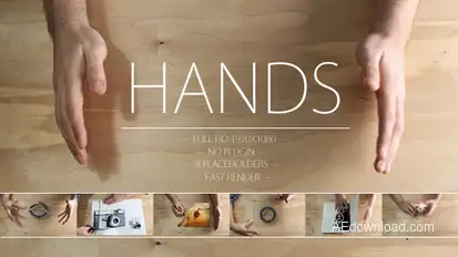 Made by Hands Video Displays template preview