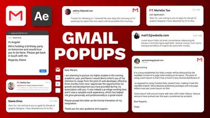 Mail UI Pack Elements template preview