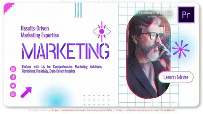 Main Marketing Strategy Promo Premiere Pro template preview