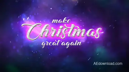 Make Christmas Great Again Video Displays template preview