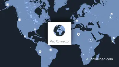 Map Connector Video Displays template preview