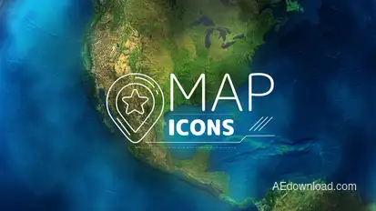 Map Icons Video Displays template preview