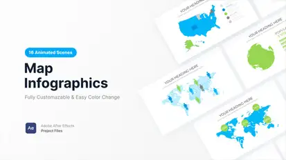 Map Infographics Infographics template preview