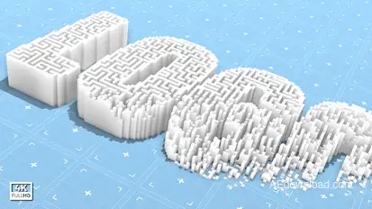 Maze Maker Element 3D Video Displays template preview