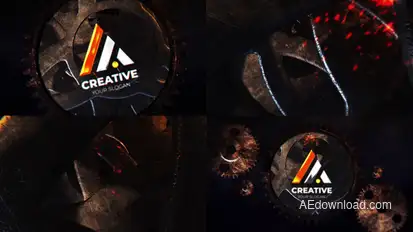 Mechanical Unveil Premiere Pro template preview