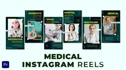 Medical Instagram Reels | Premiere Pro Premiere Pro template preview