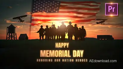 Memorial Day Opener PRO Premiere Pro template preview