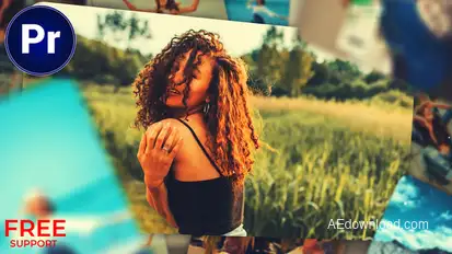 Memories Photoslideshow MOGRT Premiere Pro template preview