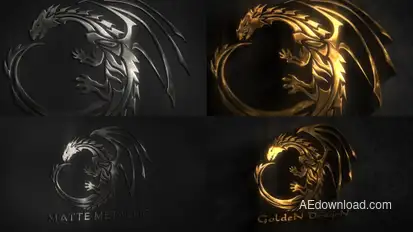 Metal Logo Video Displays template preview