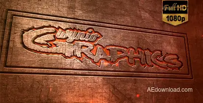 Metal Stamp Logo Video Displays template preview