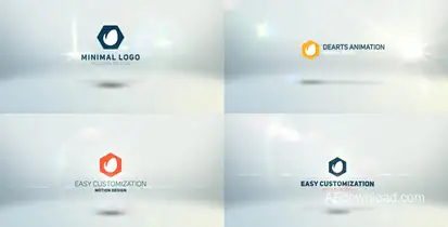 Minimal Modern Logo Video Displays template preview