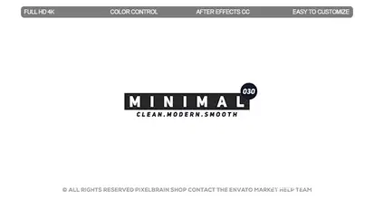 Minimal Titles II Video Displays template preview