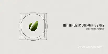 Minimalistic Corporate Story Video Displays template preview