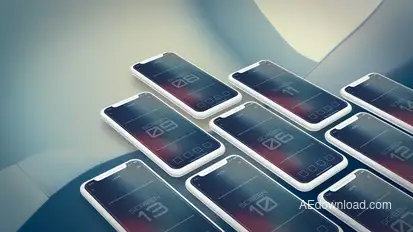 Mobile App Promo | UI Prsentation v.2 Video Displays template preview