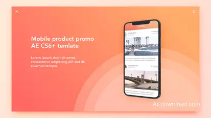 Mobile Product Promo Video Displays template preview