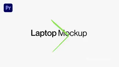 Mockup Laptop Premiere Pro Premiere Pro template preview