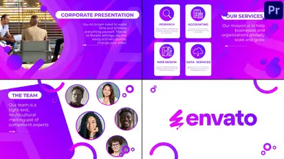 Modern Corporate Presentation for Premiere Pro Premiere Pro template preview