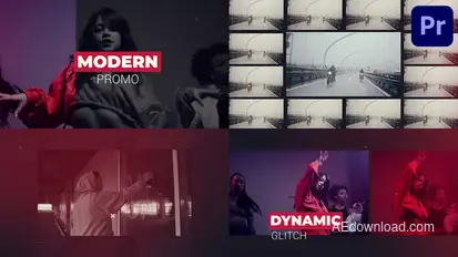 Modern Dynamic Promo for Premiere Pro Premiere Pro template preview