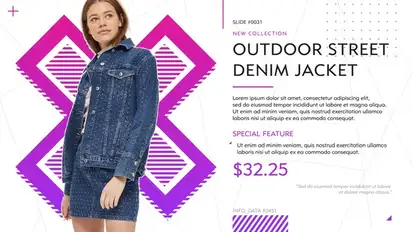 Modern Fashion Shop Promo Video Displays template preview