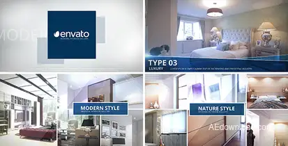 Modern Interior - Photo Gallery Video Displays template preview