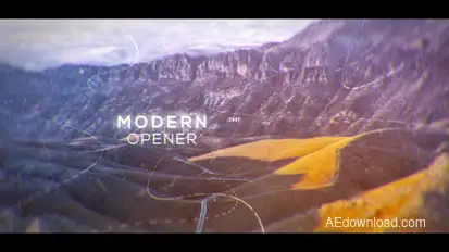 Modern Parallax Opener | Slideshow Video Displays template preview
