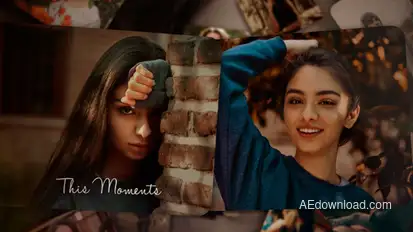 Photo Slideshow MOGRT Premiere Pro template preview