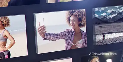 Modern Portfolio Video Displays template preview